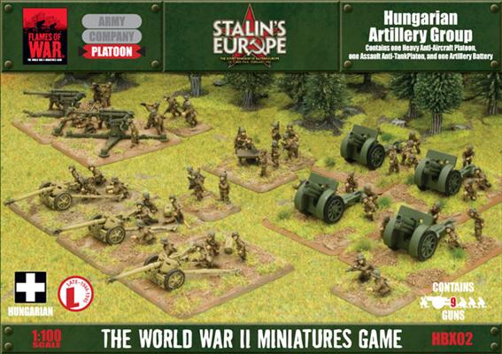 Flames of War HBX02 Hungarian Reinforcements Box Flames of War HBX02 Hungarian Reinforcements Box